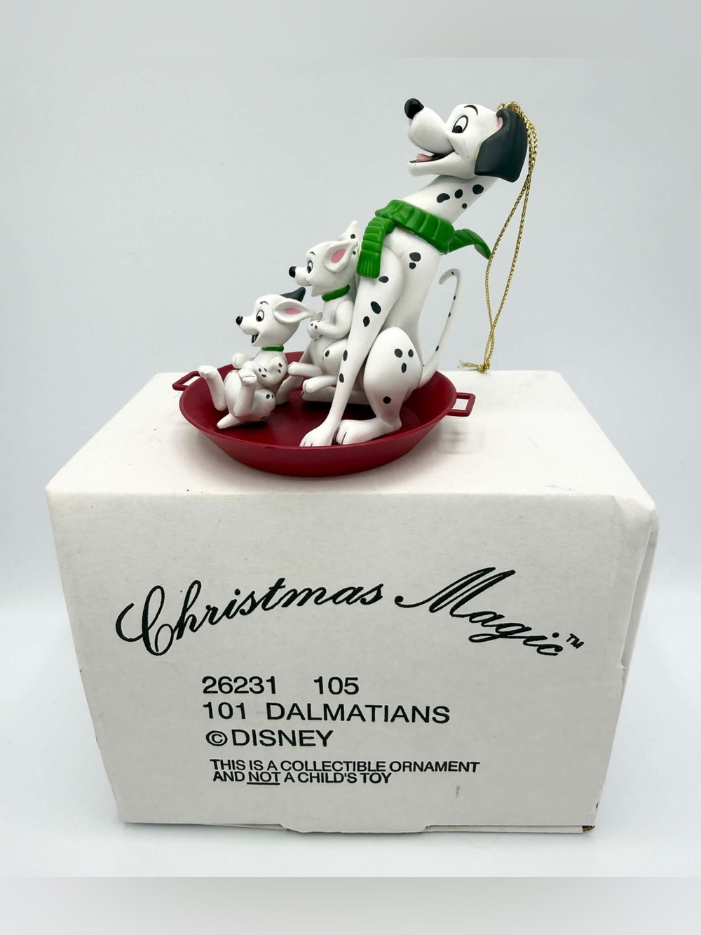 DISNEY 101 DALMATIANS COLLECTIBLE ORNAMENT